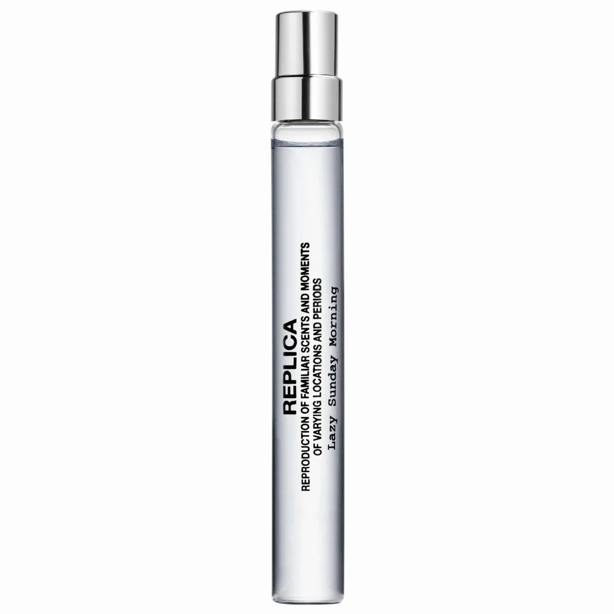 Replica' Lazy Sunday Morning Eau De Toilette Travel Spray with White Musk & Iris 0.34 Oz/ 10 mL by Maison Margiela