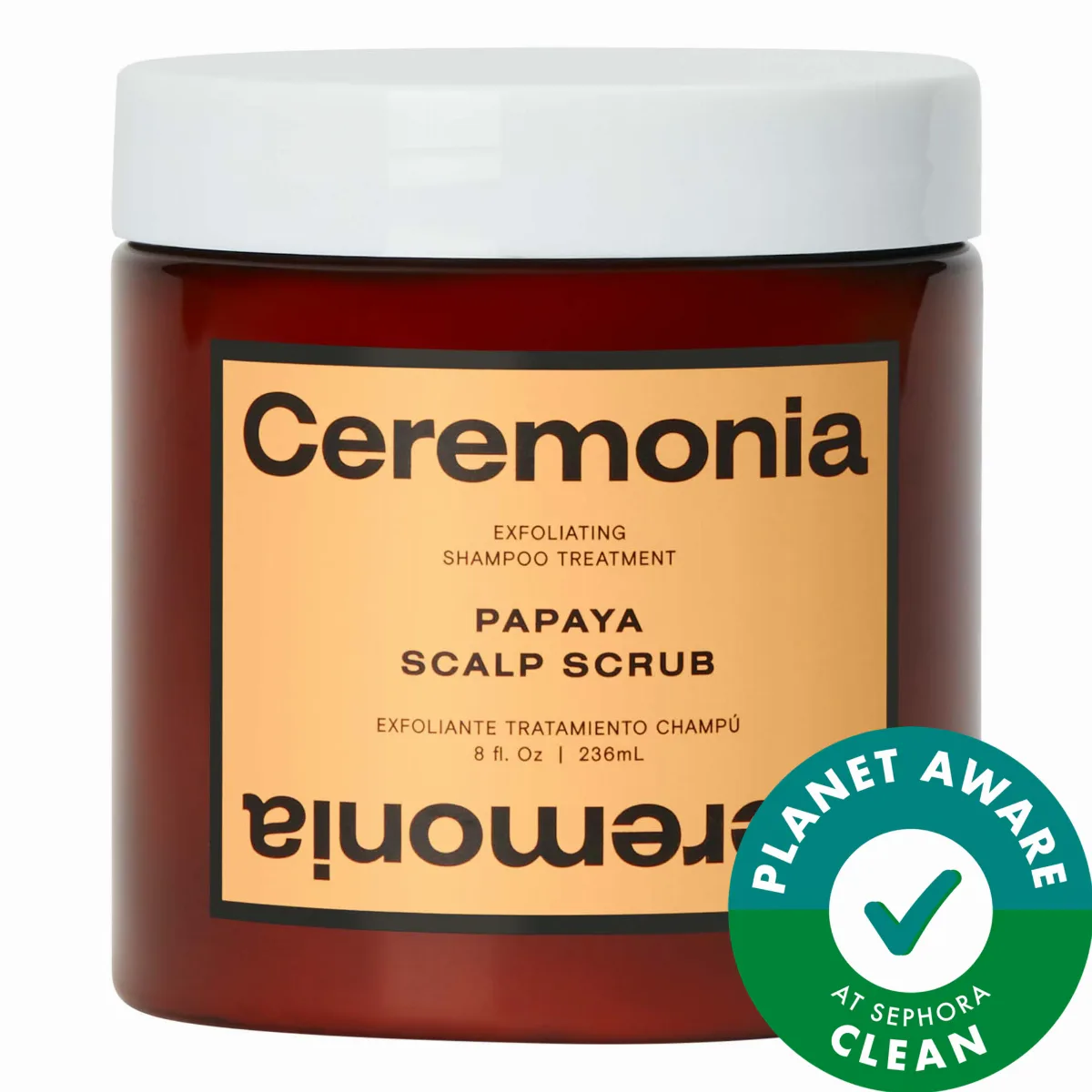 Papaya Scalp Scrub Shampoo 8 oz / 236 mL by Ceremonia