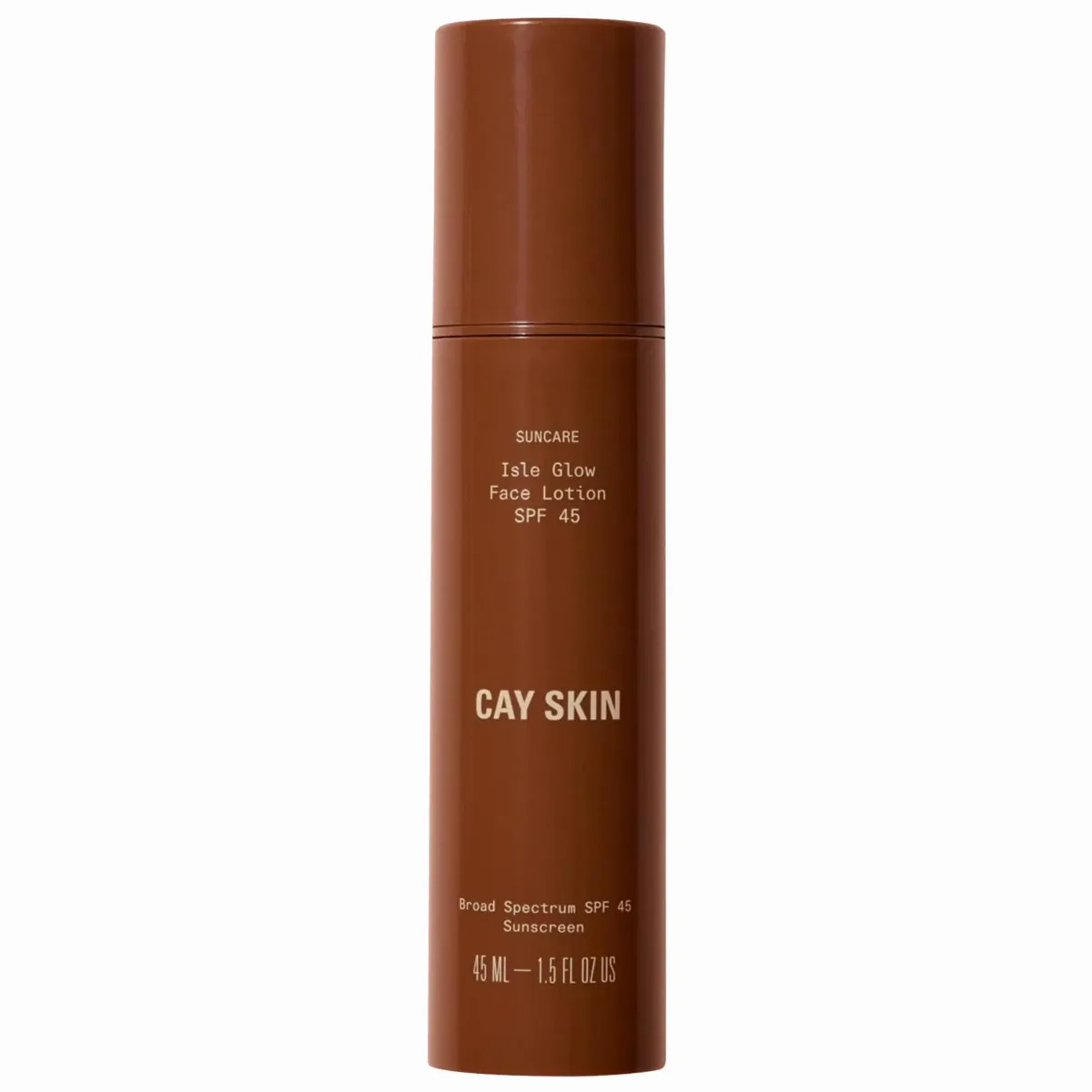 Isle Glow Face Sunscreen Moisturizer SPF 45 with Sea Moss and Niacinamide 1.5 oz / 45 mL by CAY SKIN