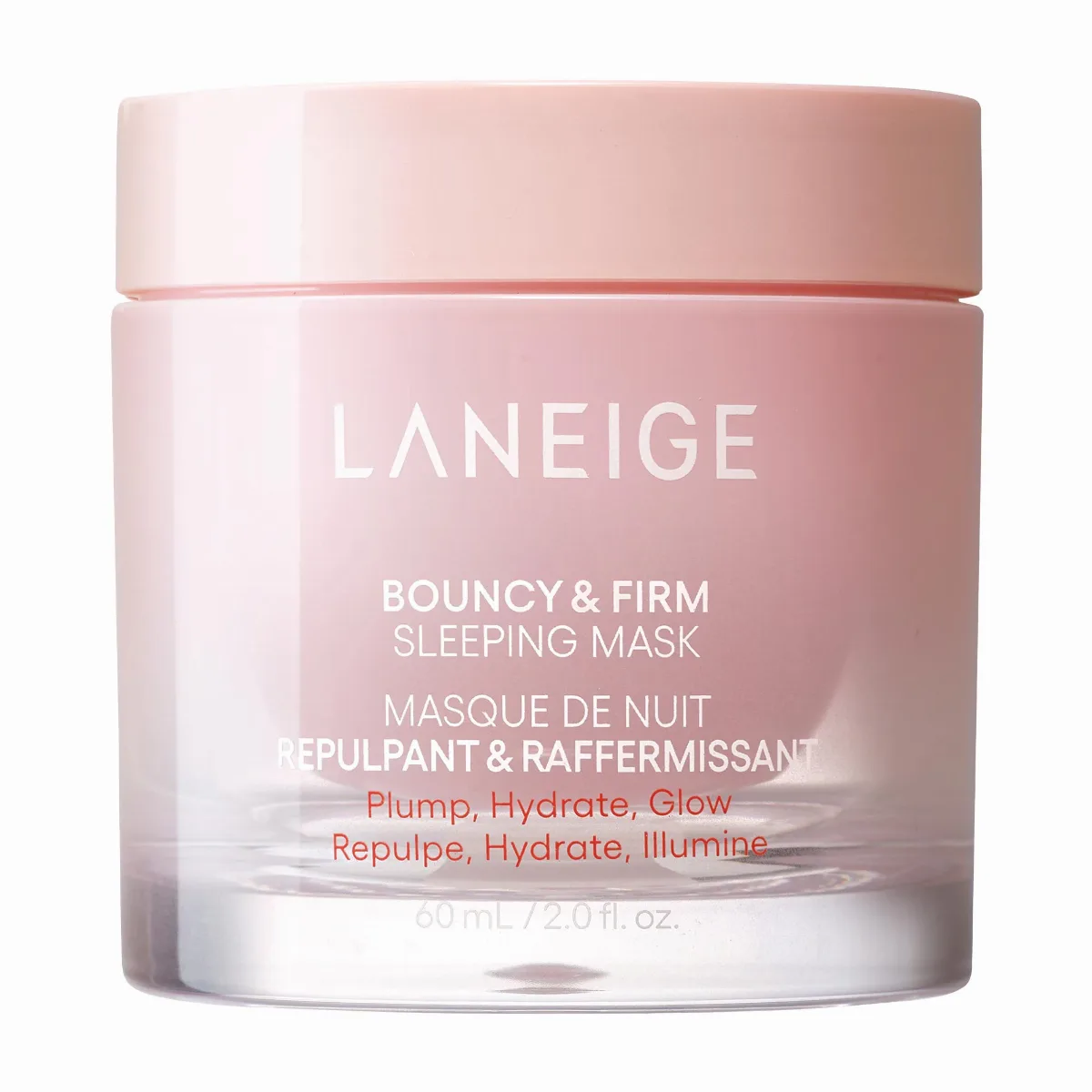 Bouncy + Firm Radiance Boosting Sleeping Mask with Peony Collagen Complex 2 oz / 60 Ml by LANEIGE