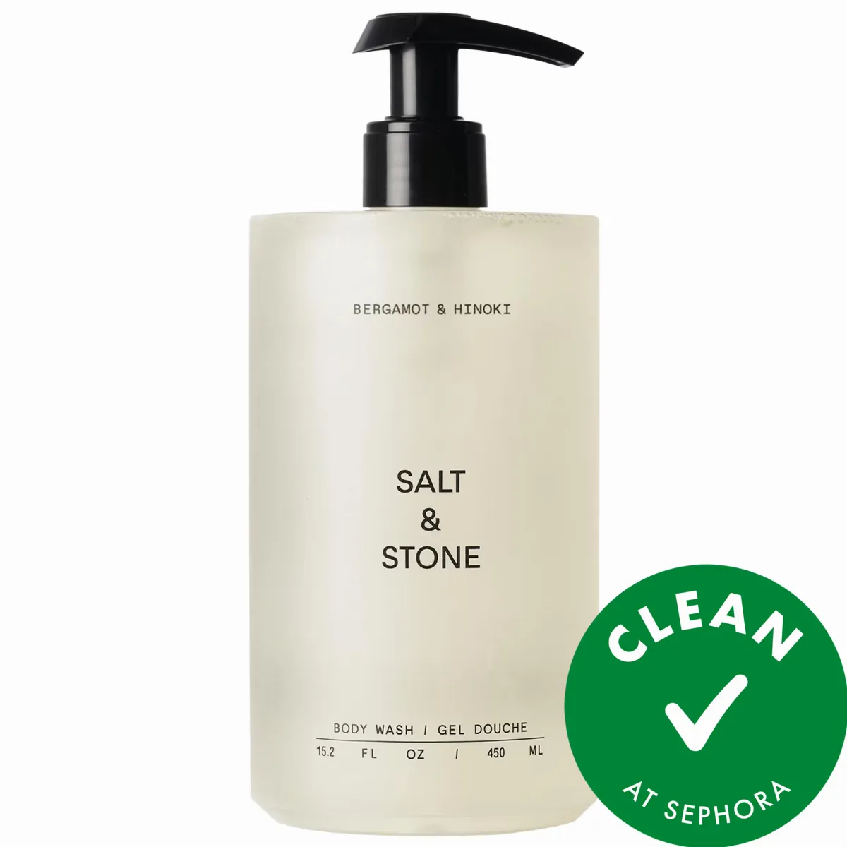 Bergamot & Hinoki Body Wash 15.2 oz by Salt & Stone