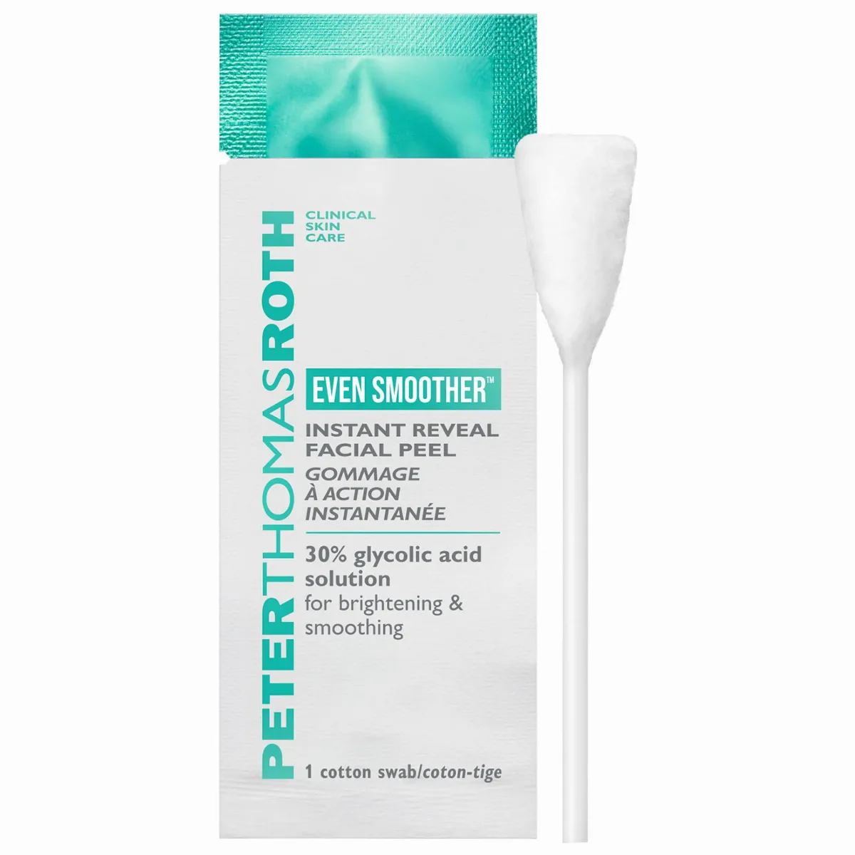 Even Smoother Facial Peel Exfoliator with Glycolic Acid for Brightening Pack of 8 by Peter Thomas Roth
