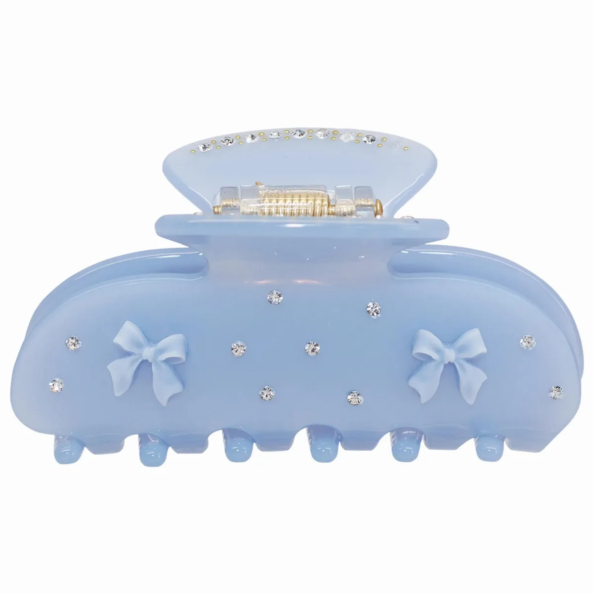 Sweetheart Hair Claw Clip in Blue Ribbon by Emi Jay