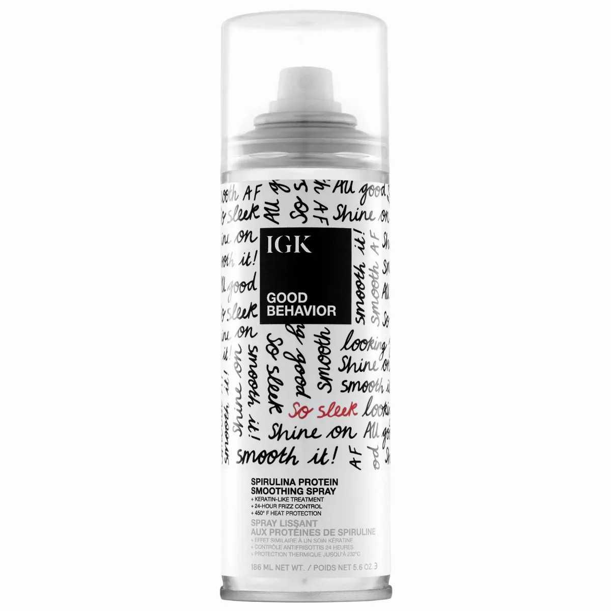 Good Behavior Spirulina Protein Anti-Frizz Smoothing Spray 5.6 oz / 186 mL by IGK