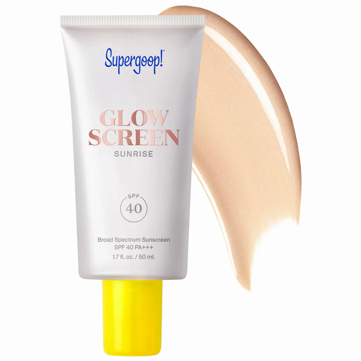 Supergoop! Glowscreen SPF 40 Sunscreen with Hyaluronic Acid + Niacinamide 1.7 oz Sunrise / 50 mL by Supergoop