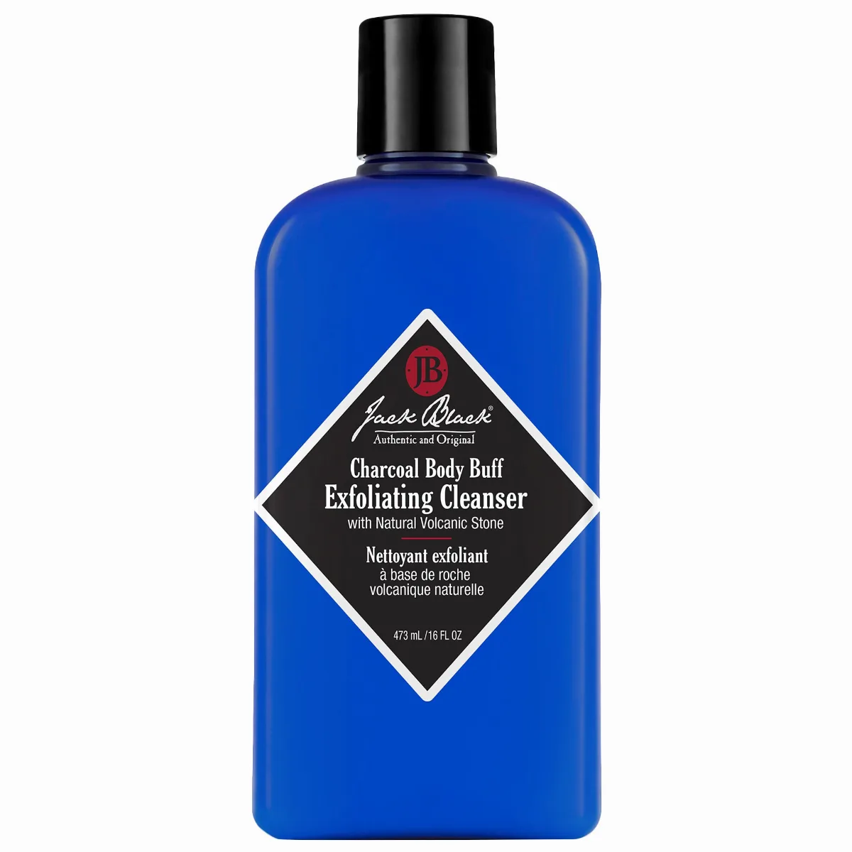 Charcoal Body Buff Exfoliating Cleanser 16/473 mL by Jack Black