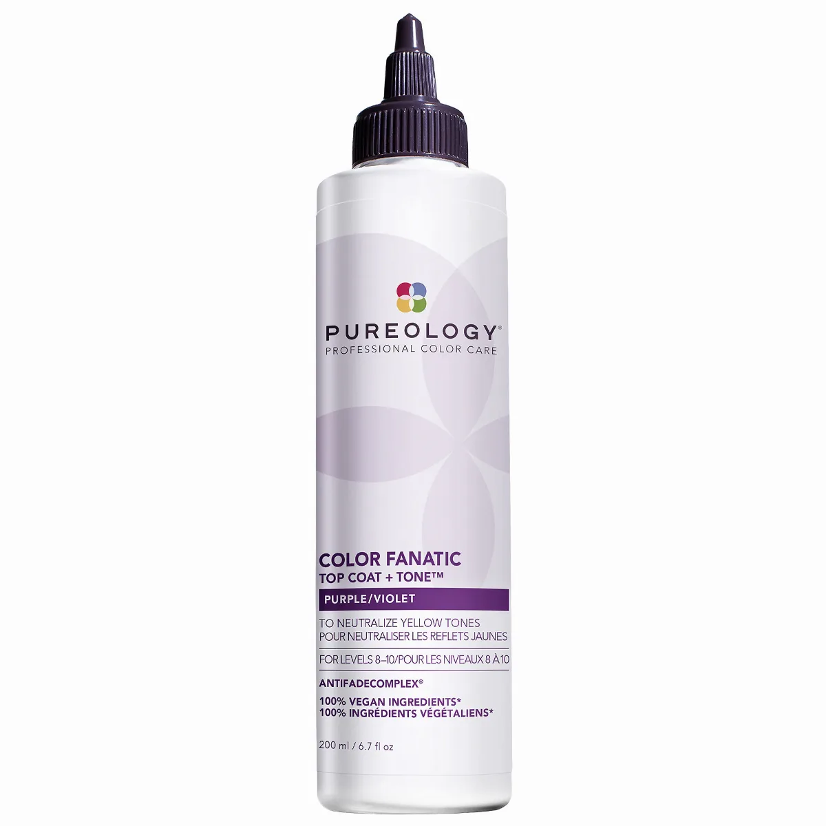 Color Fanatic Top Coat + Tone Hair Gloss Purple / Violet 6.7 oz / 200 mL by Pureology