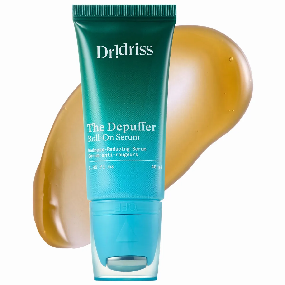 The Depuffer Soothing Roll-On Treatment Serum for Facial Puffiness 1.35 oz by Dr. Idriss