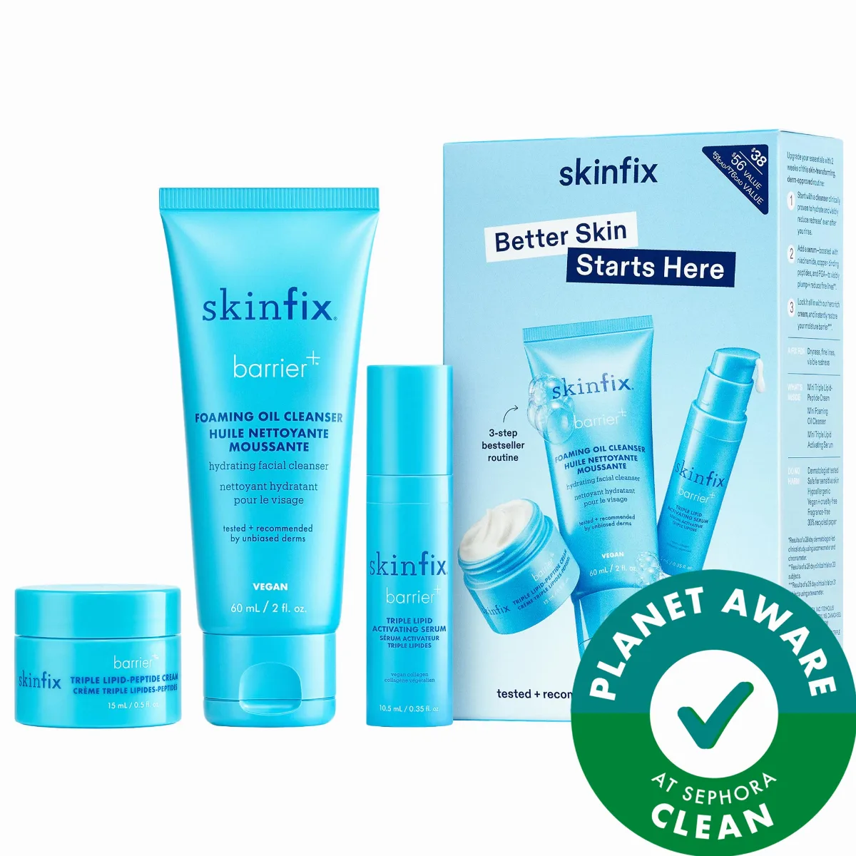Better Skin Starts Here Kit for Dehydrated Skin by Skinfix