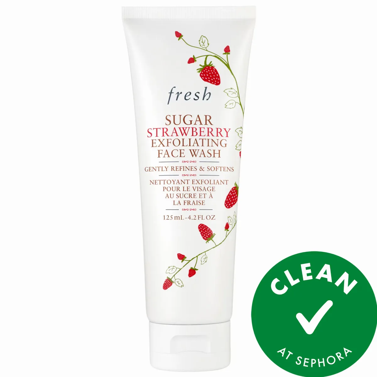 Sugar Strawberry Exfoliating Face Wash 4.2 oz / 125 Ml by fresh
