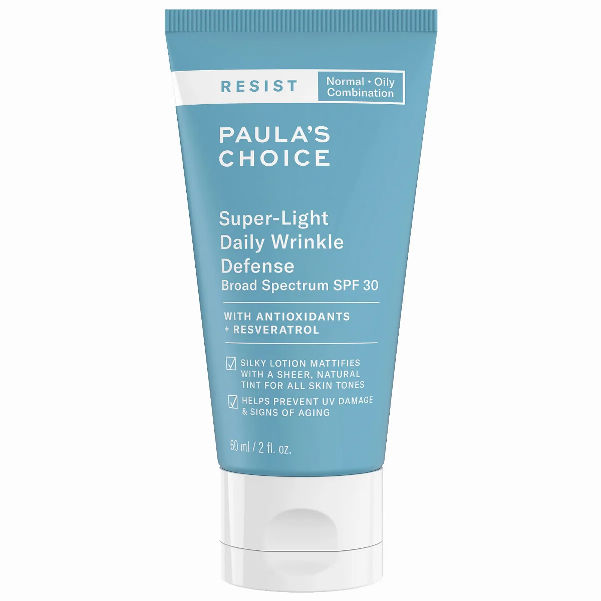 Resist Super-Light Daily Wrinkle Defense Face Sunscreen SPF 30 2/60 by Paula's Choice