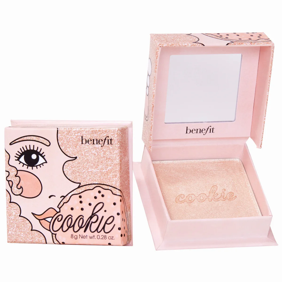Cookie and Tickle Shimmer Finish Powder Highlighters Cookie 0.28 oz / 8 G by Benefit Cosmetics