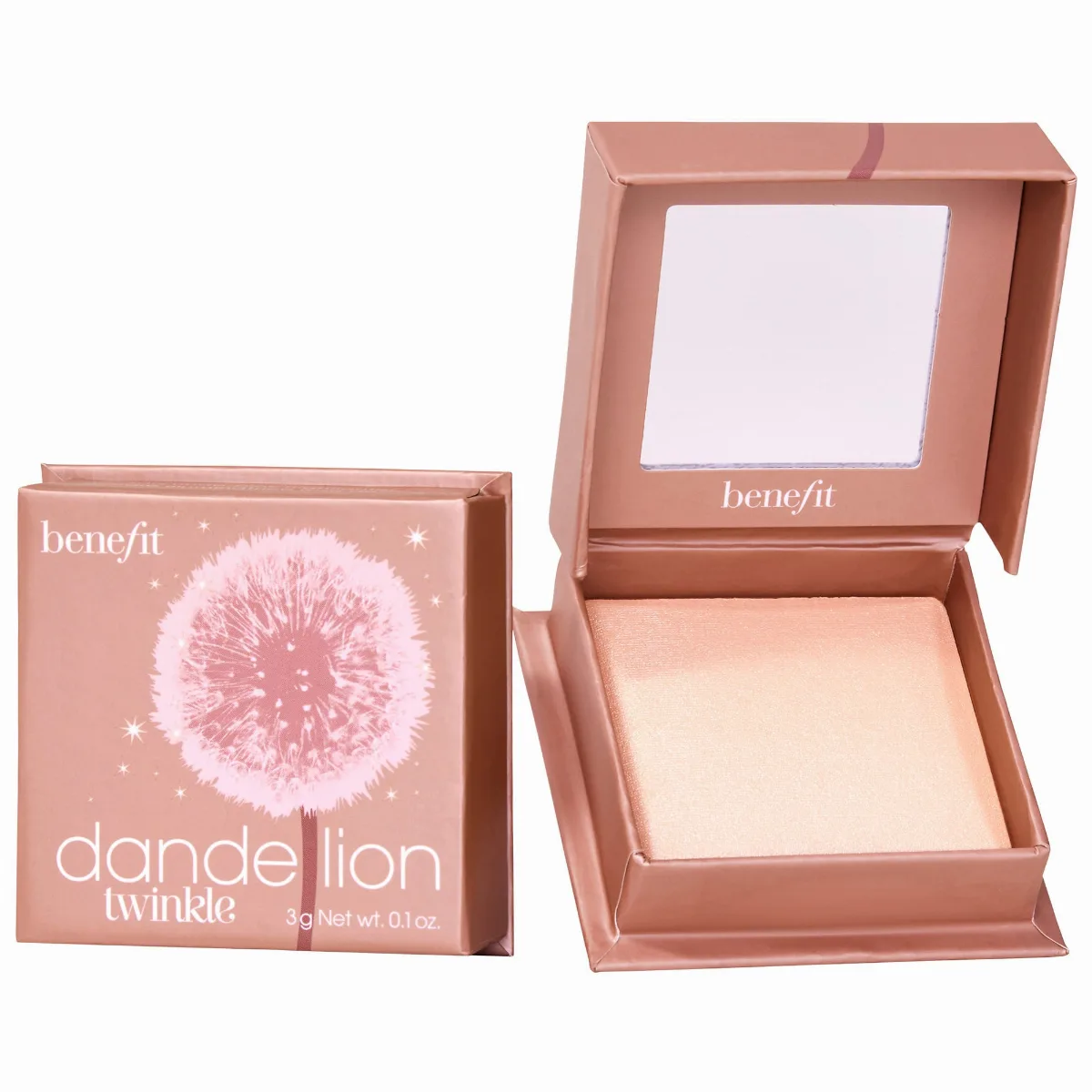 Dandelion Twinkle Shimmer Finish Powder Highlighter Full Size 0.1 oz / 3 G by Benefit Cosmetics
