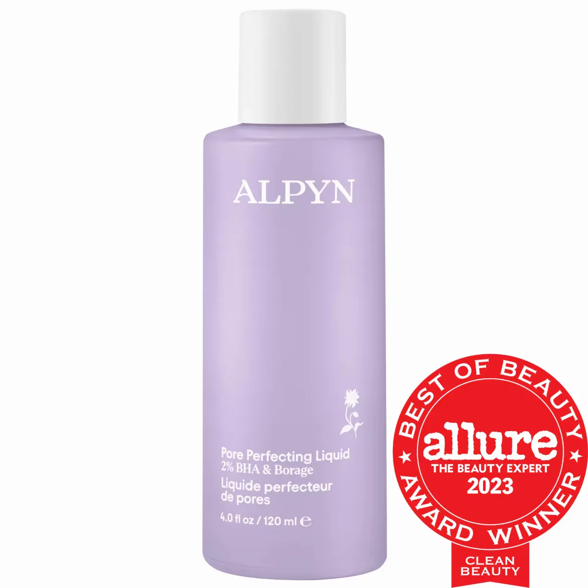 2% Salicylic Acid Liquid Exfoliating Toner for Pores, Blemishes & Brighter Skin 4 oz / 118 mL by ALPYN