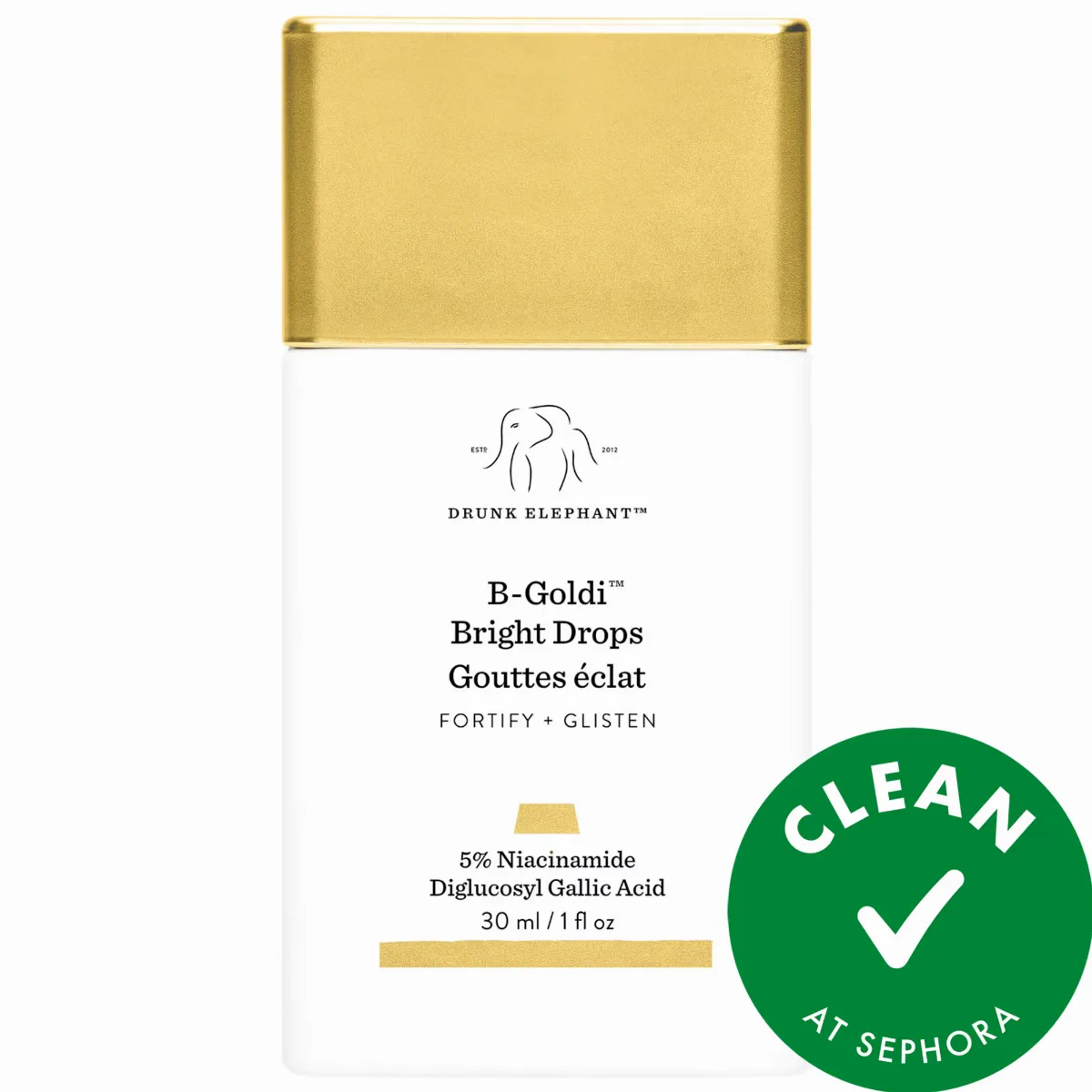 B-Goldi Bright Illuminating Drops with 5% Niacinamide 1 oz / 30 mL by Drunk Elephant