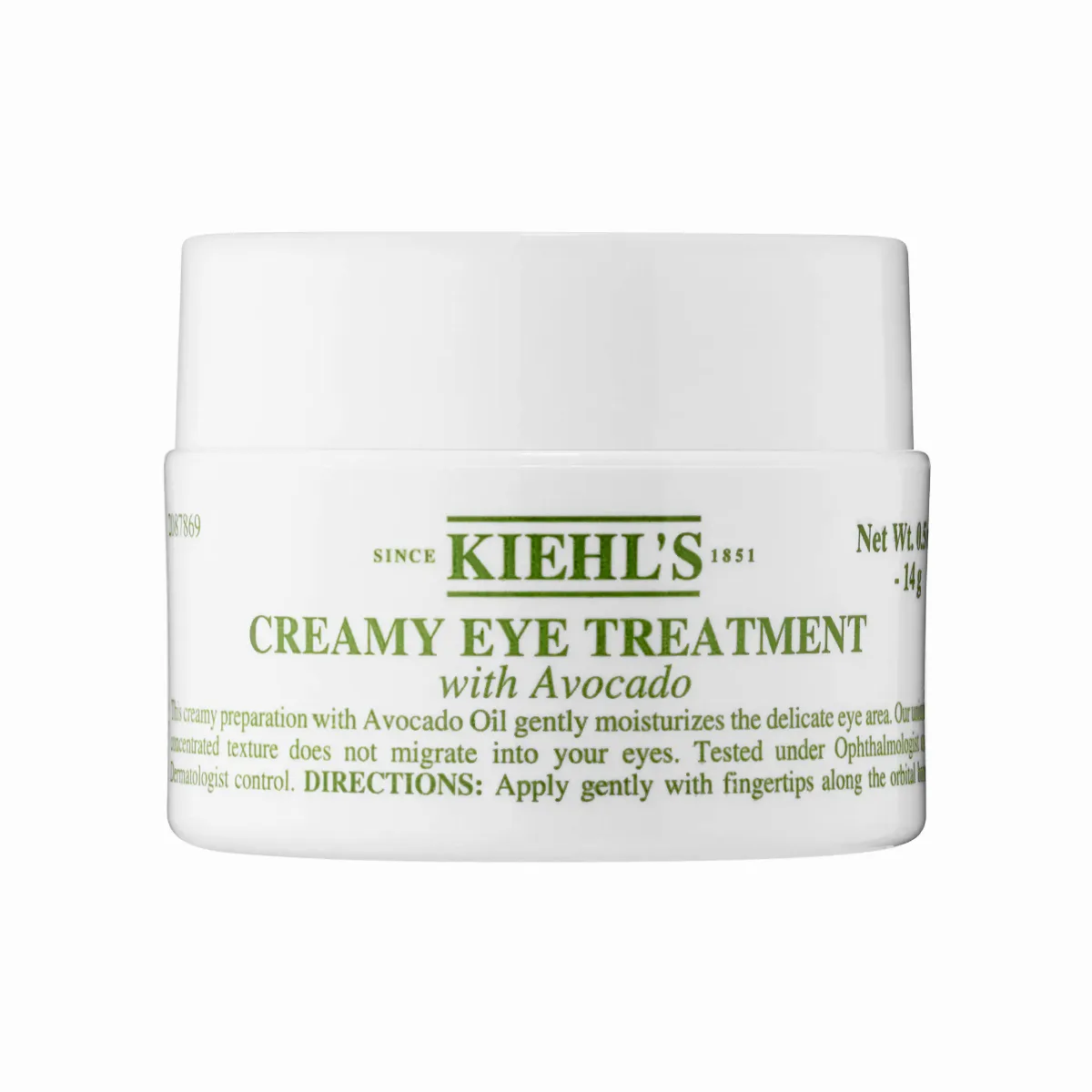 Mini Avocado Eye Cream for Brightening & Depuffing 0.5 oz / 14 G by Kiehl's Since 1851