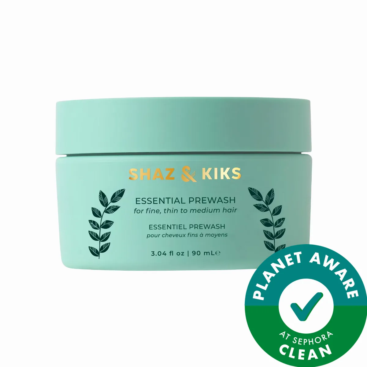 Mini Scalp & Hair Prewash Mask for Fine, Thin or Medium Hair 3.04 oz / 90 Ml by SHAZ & KIKS
