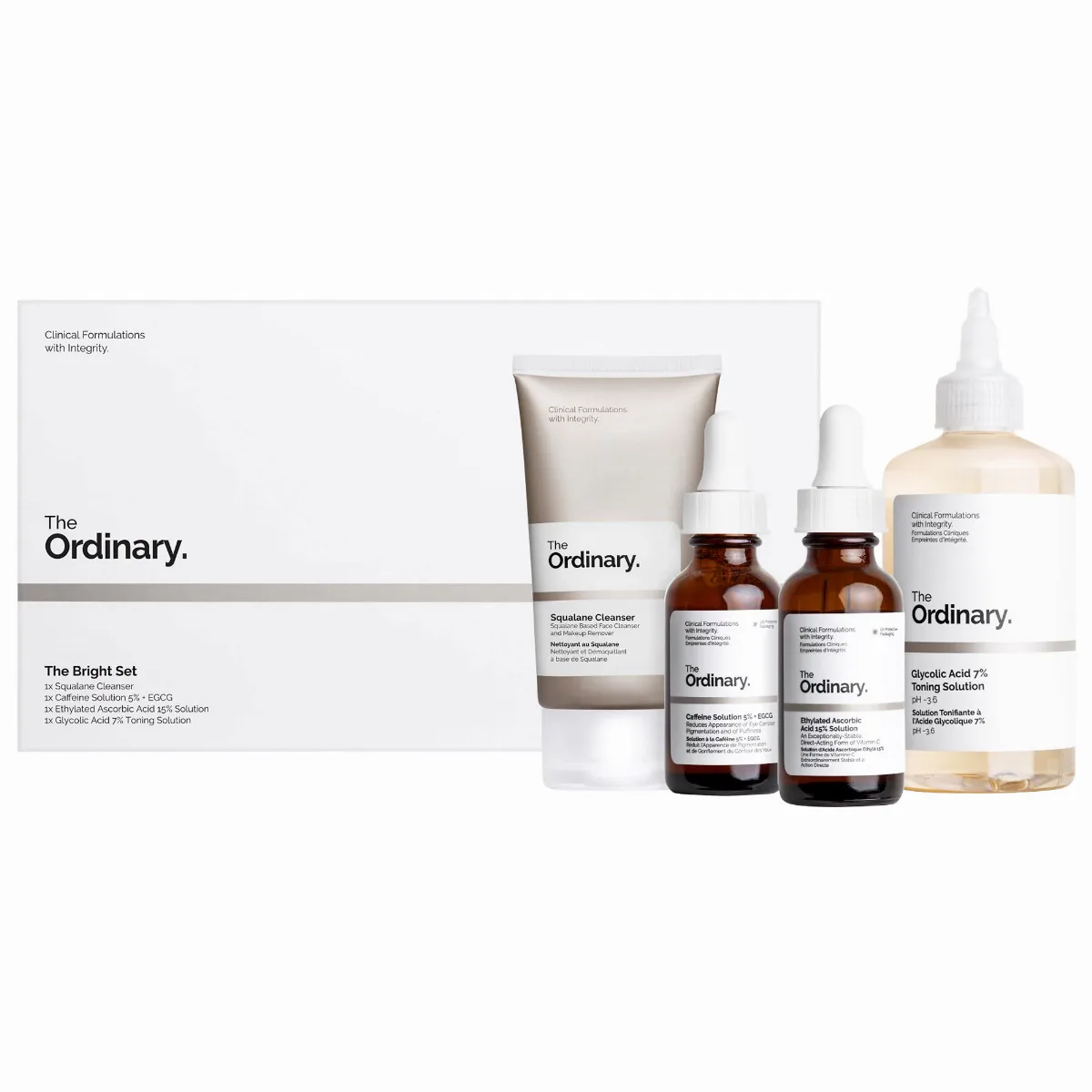 The Bright Set with Glycolic Acid by The Ordinary