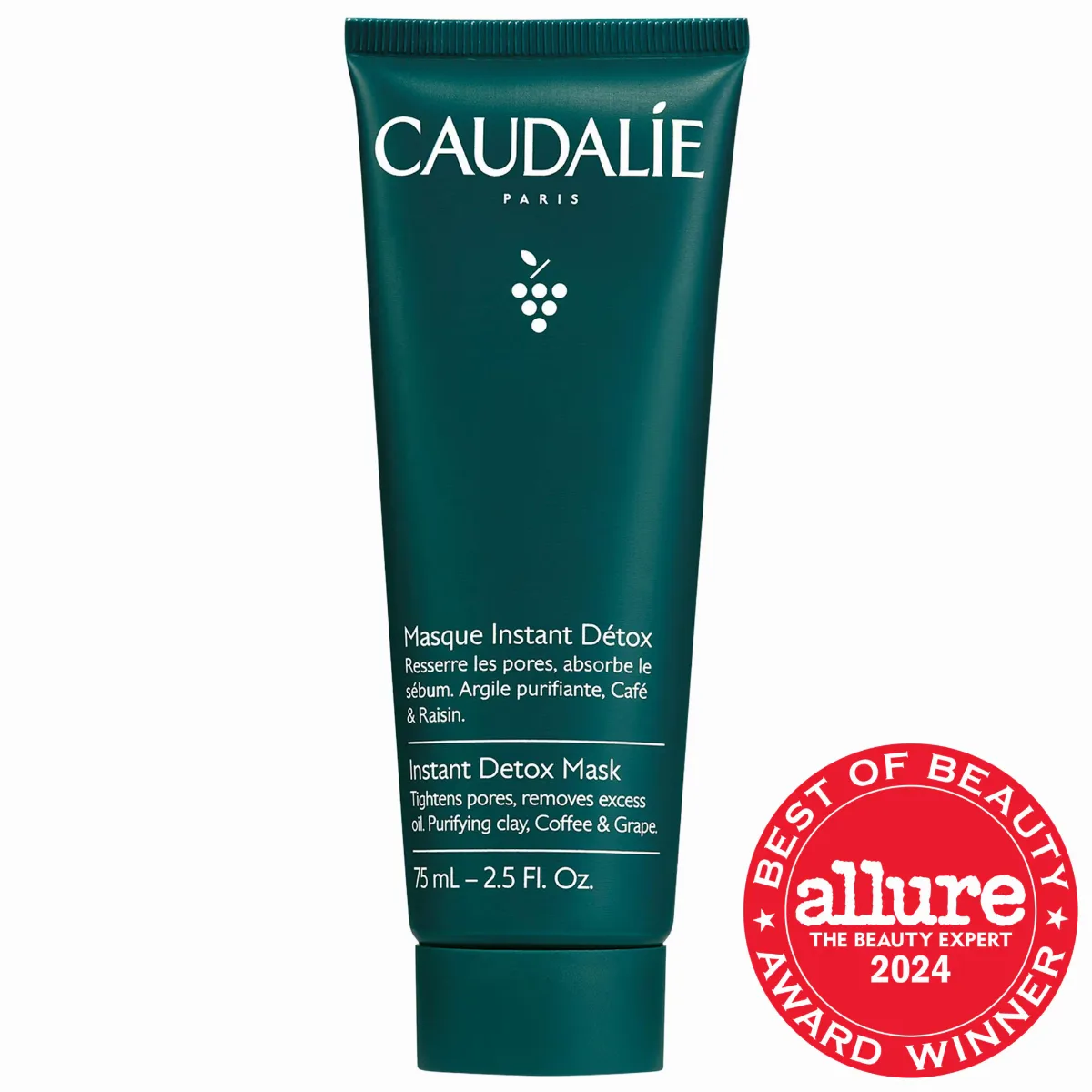 Pore Minimizing Instant Detox Mask 2.5 oz / 75 mL by Caudalie