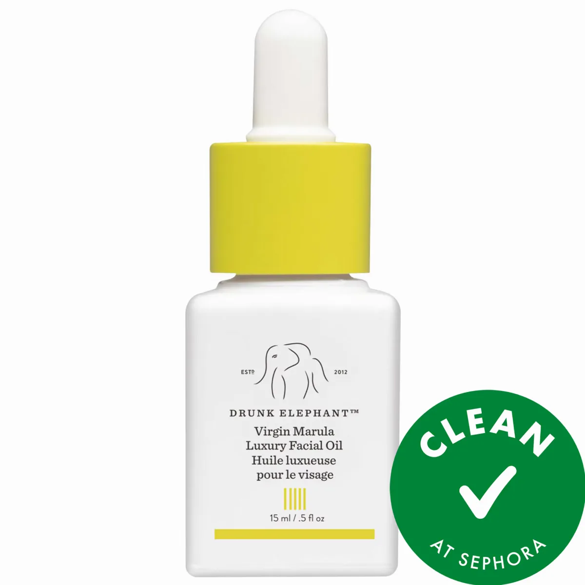 Mini Virgin Marula Luxury Face Oil 0.5 oz / 15 mL by Drunk Elephant