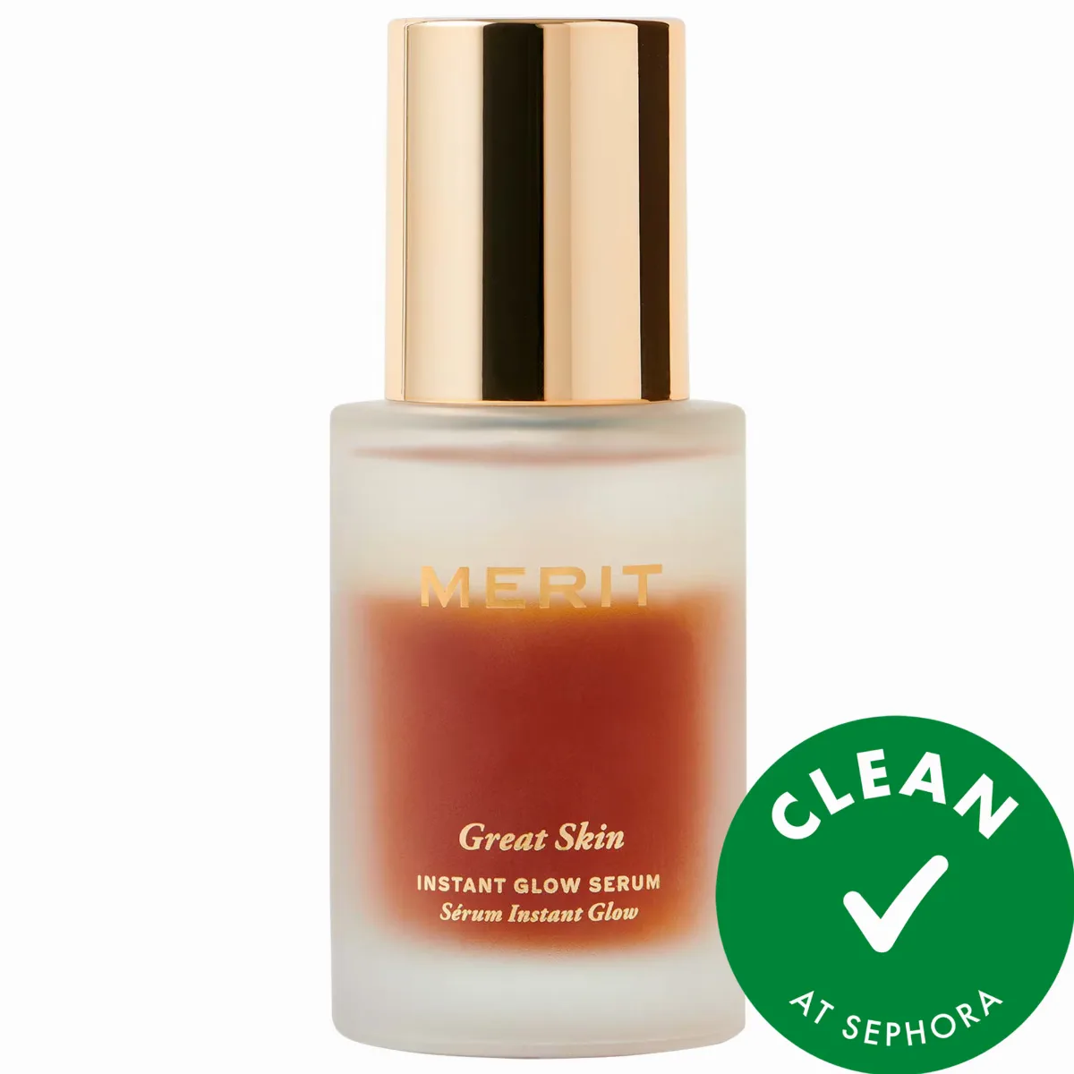 Great Skin Instant Glow Serum with Niacinamide and Hyaluronic Acid 1.69 oz / 50 Ml by MERIT