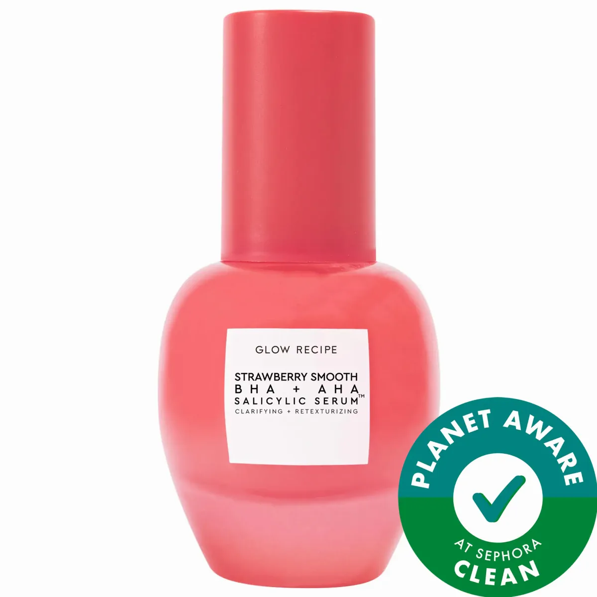 Strawberry Smooth BHA + AHA Salicylic Acid Serum 1.01 oz / 30 mL by Glow Recipe