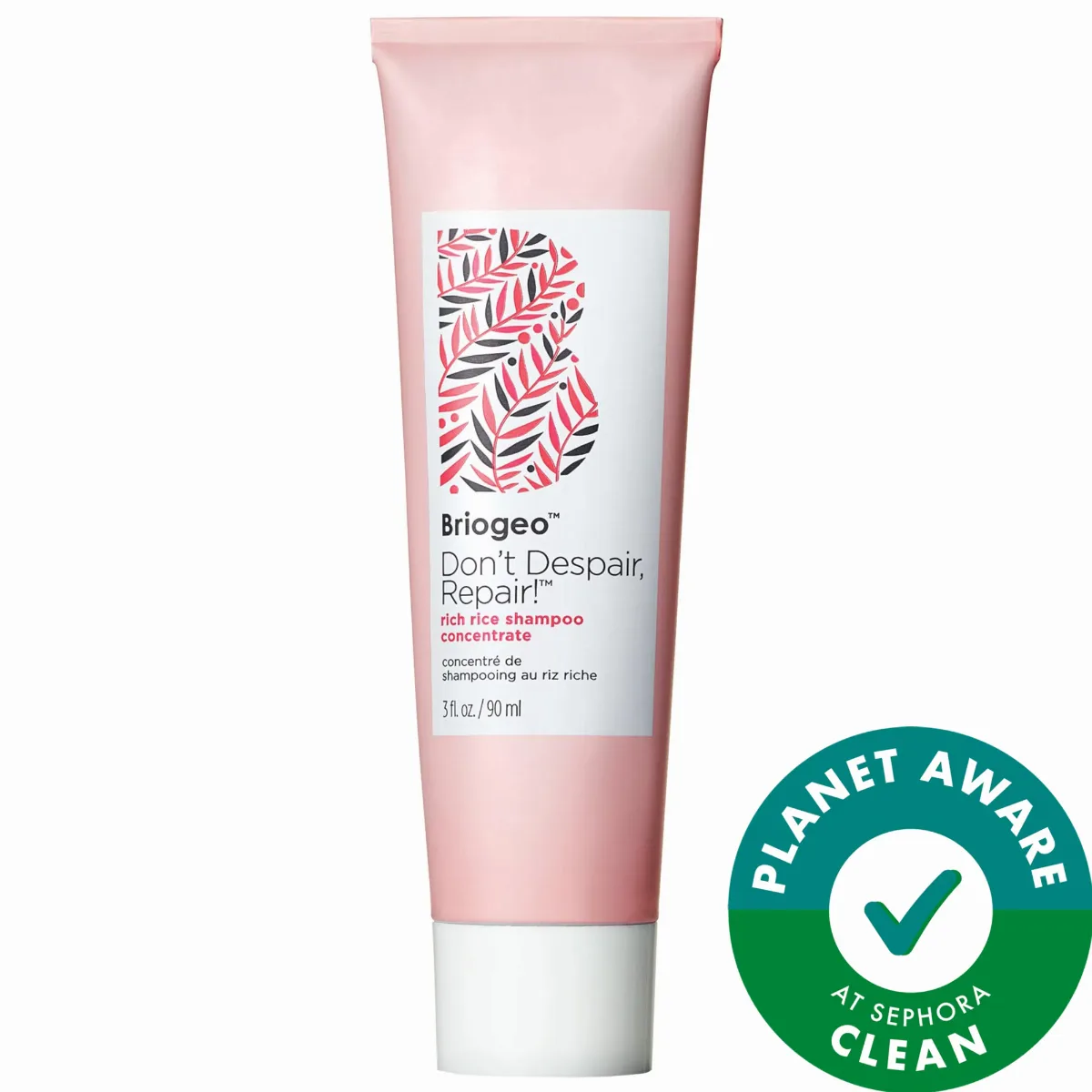 Don't Despair, Repair! Rich Rice Water Shampoo Concentrate 3 oz / 90 mL by Briogeo