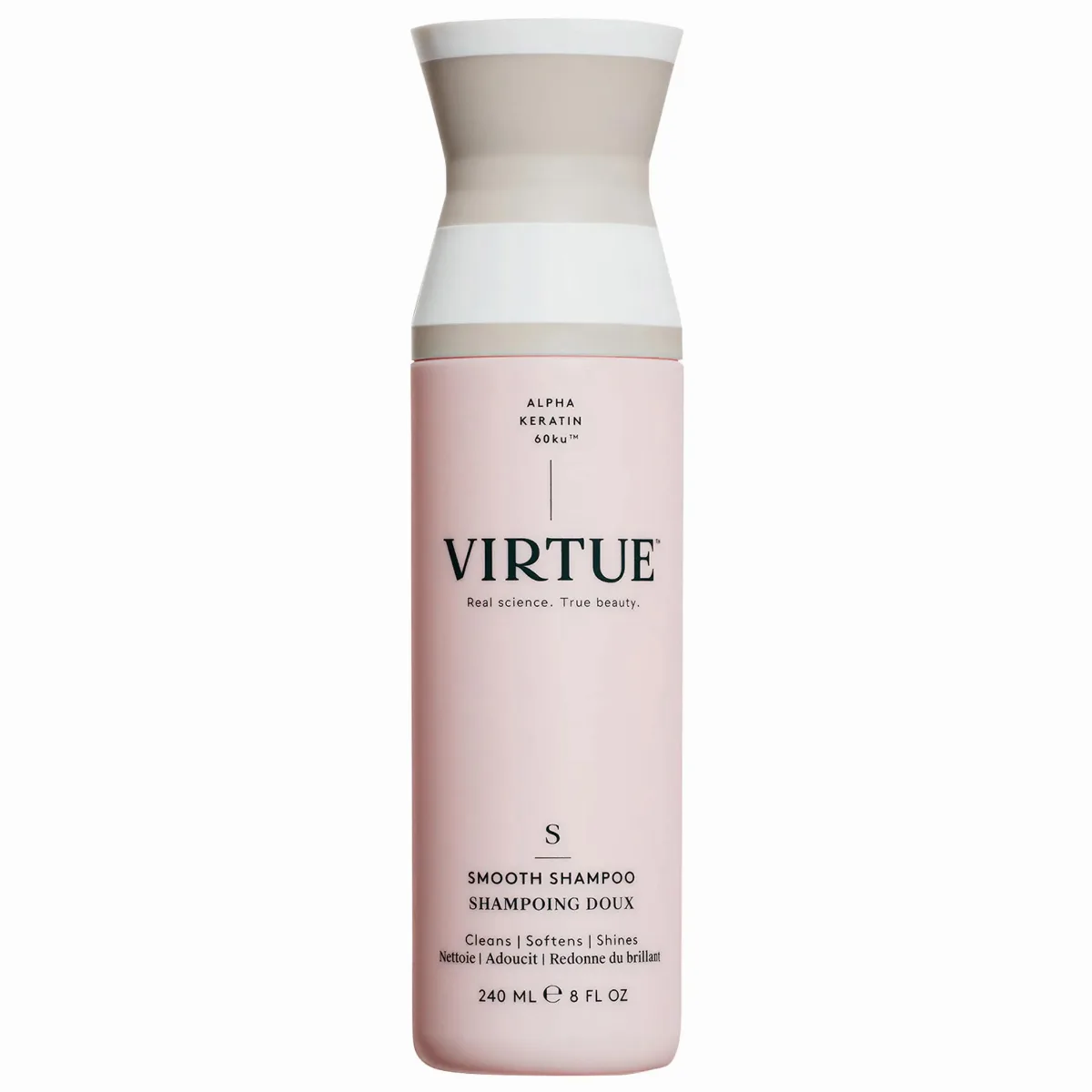 Smooth Shampoo for Coarse & Textured Hair 8 oz / 240 mL by Virtue