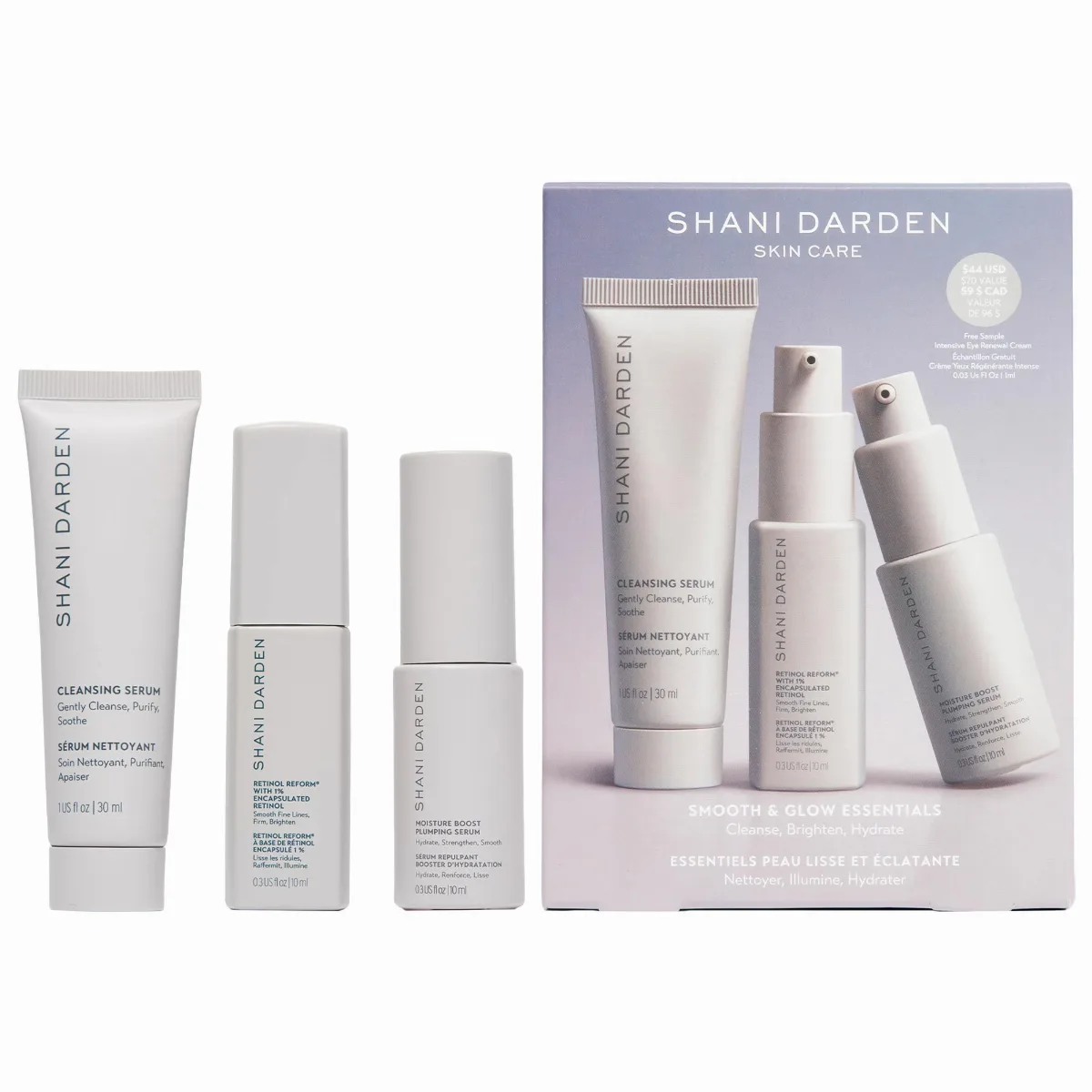 Mini Smooth & Glow Essentials Gift Set by Shani Darden Skin Care