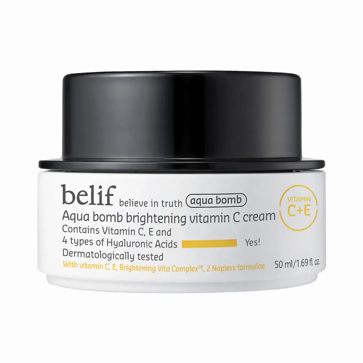 Aqua Bomb Brightening Vitamin C Cream with Hyaluronic Acid 1.69 oz / 50 mL by belif