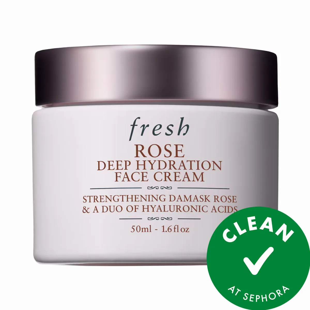 Rose & Hyaluronic Acid Deep Hydration Moisturizer 1.6 oz / 50 mL by fresh