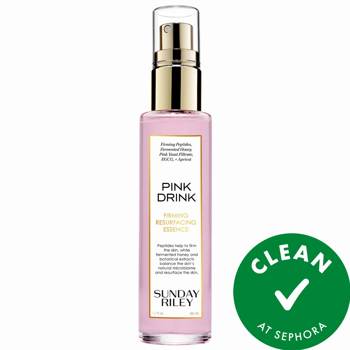 Pink Drink Firming Resurfacing Peptide Face Mist 1.7 oz / 50 mL by Sunday Riley