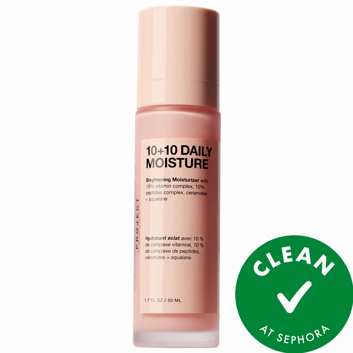 10 + 10 Moisturizer with 10% Vitamin C + 10% Peptide Complex + Ceramides 1.7 oz / 50 mL by INNBEAUTY PROJECT