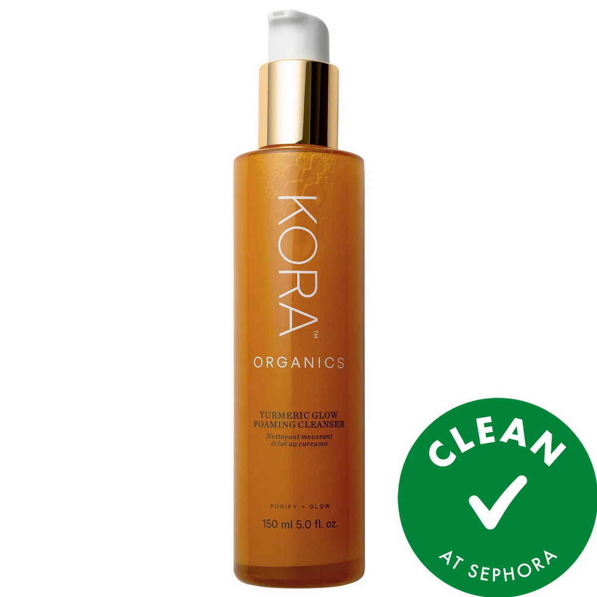 Turmeric Glow Foaming Cleanser 5 oz / 150 mL by KORA Organics