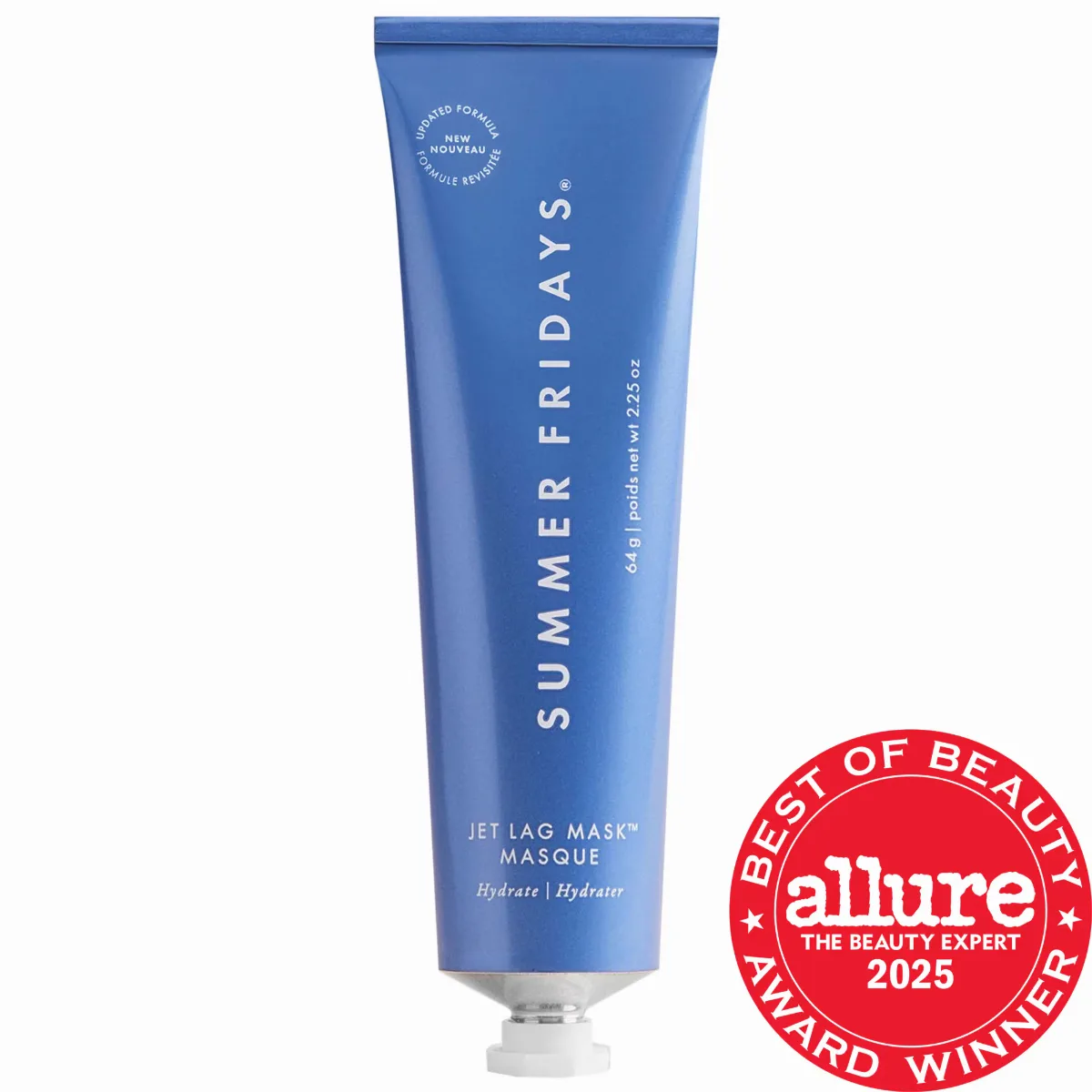 Jet Lag Mask + Moisturizer Deep Hydration Treatment with Ceramides 2.25 oz / 64 G by Summer Fridays