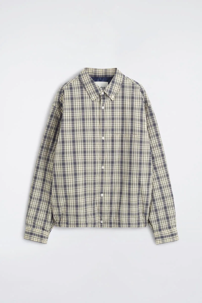 Padded Checked Cotton Overshirt by COS