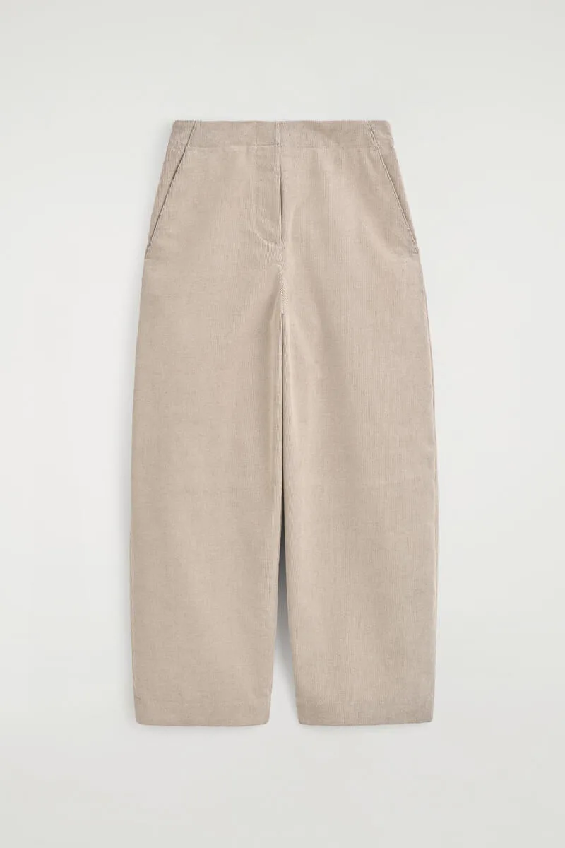 Corduroy Barrel-Leg Pants by COS