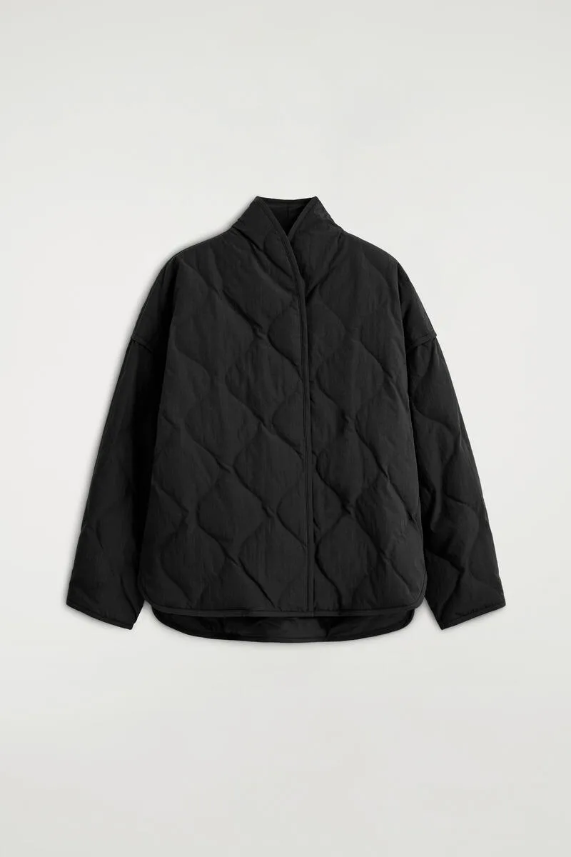 Shawl-Collar Quilted Jacket by COS