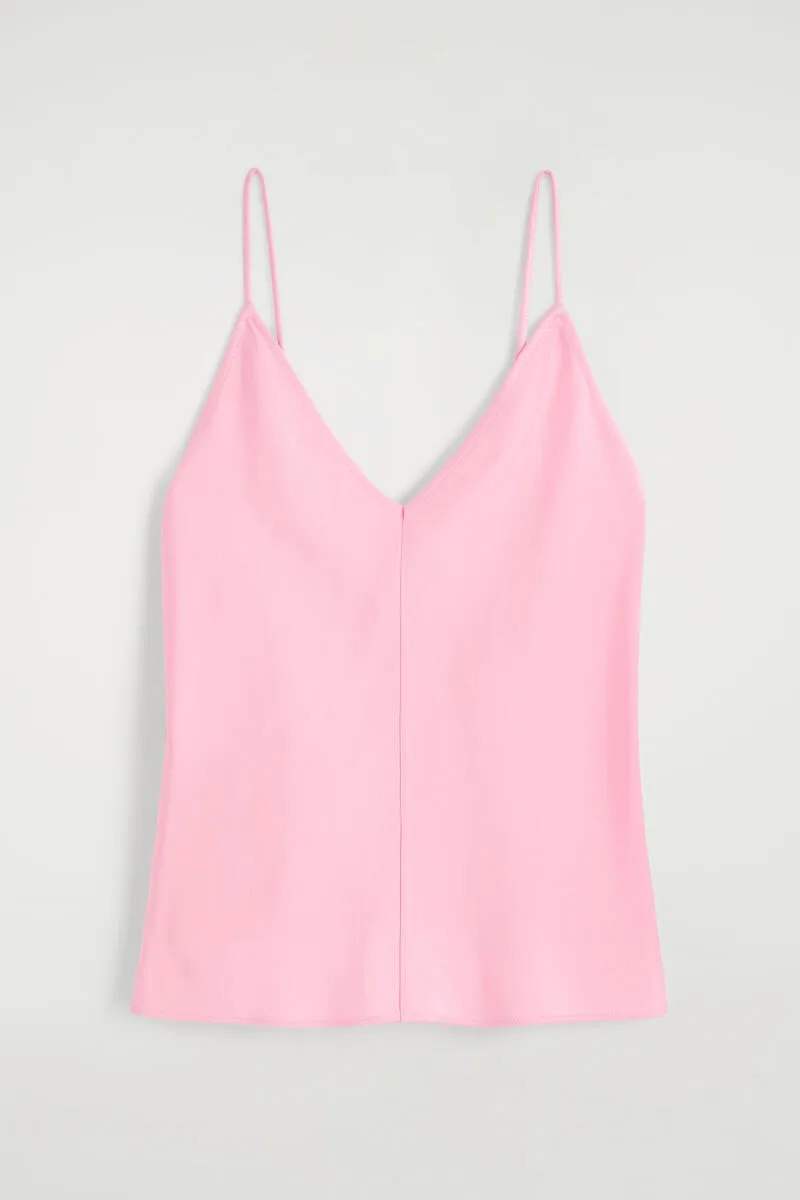 Crepe V-Neck Cami Top by COS
