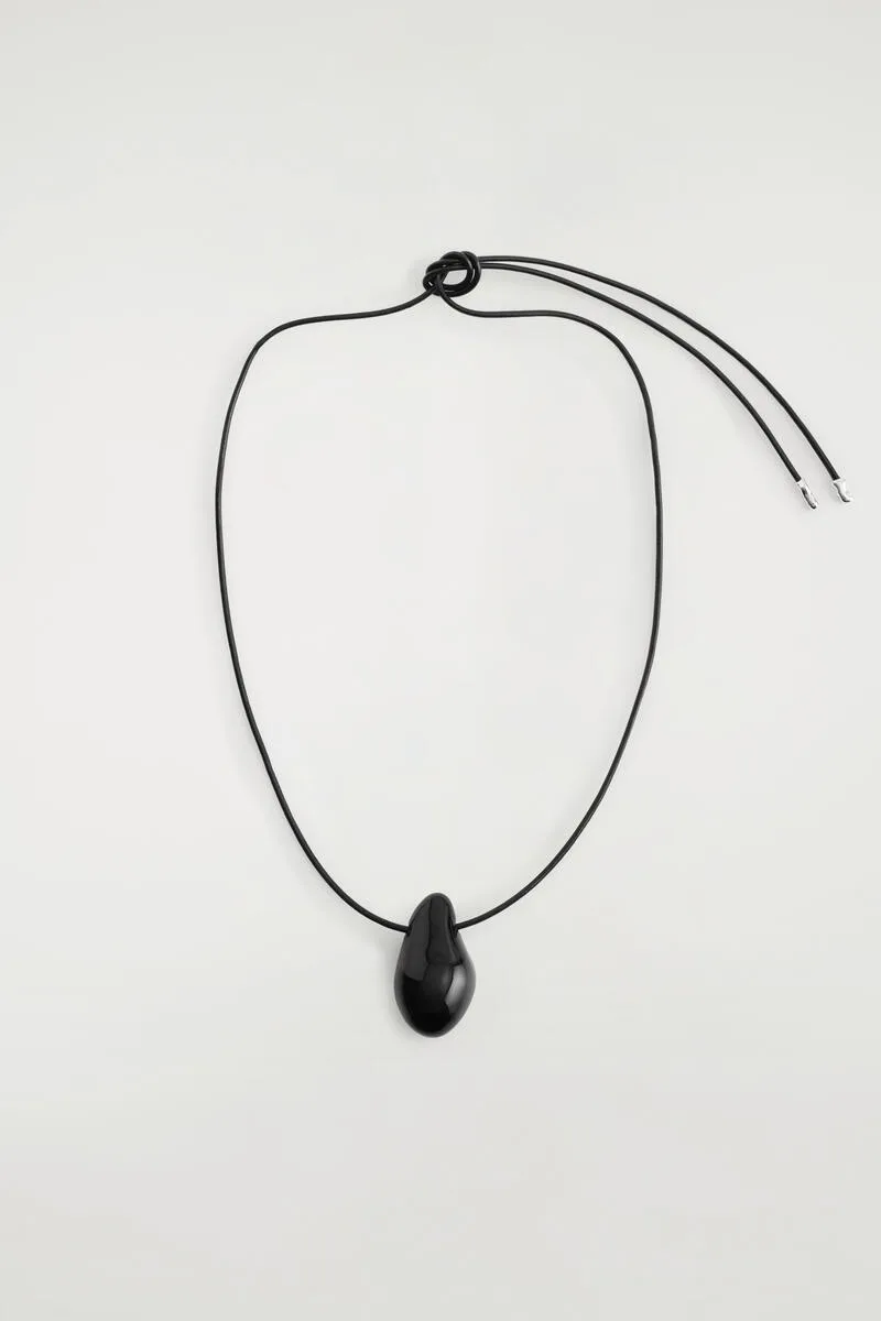 Domed Glass Pendant Necklace