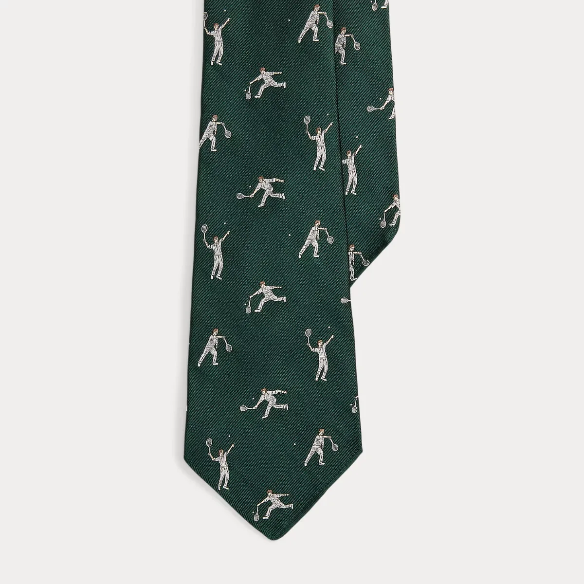Vintage-Inspired Tennis-Player Tie by Polo Ralph Lauren