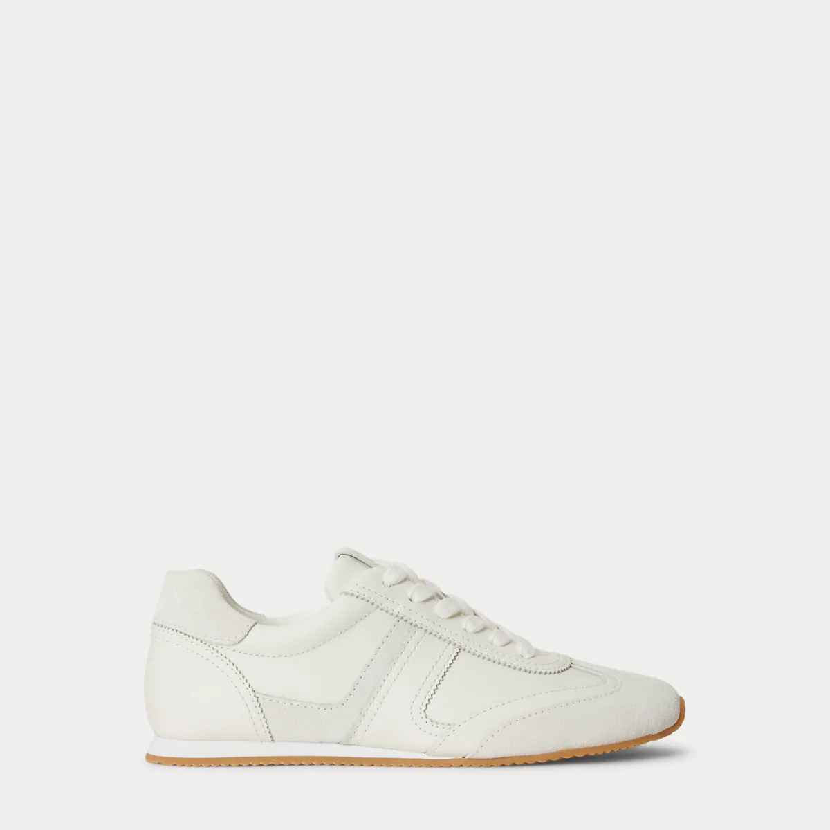 Dani Suede & Leather Low-Profile Trainer by Lauren Ralph Lauren