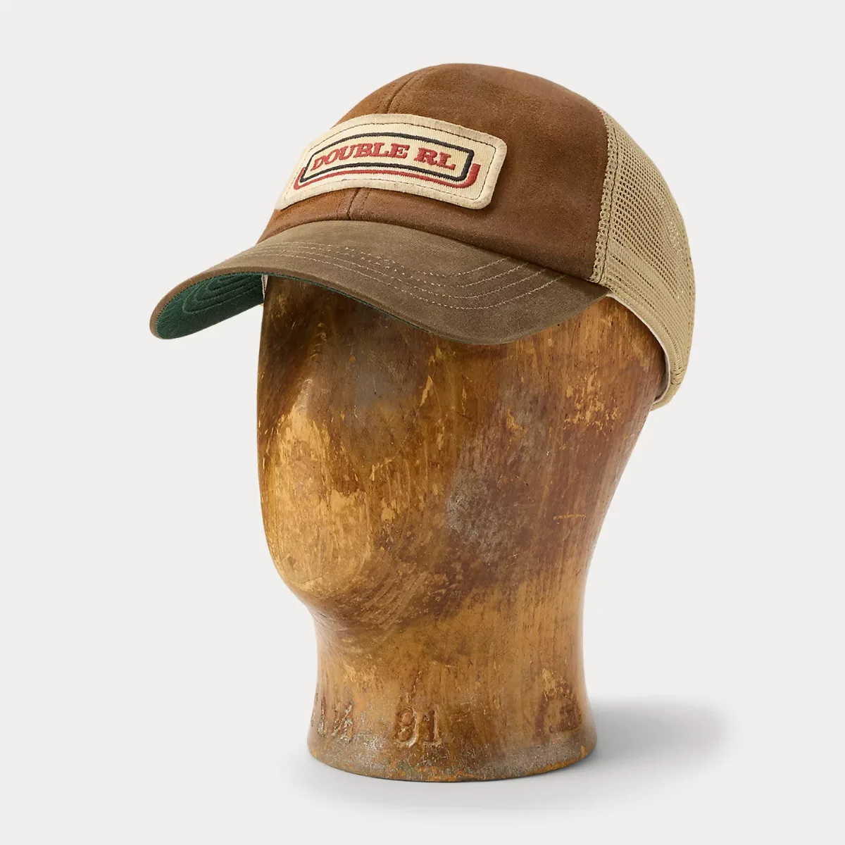 Logo-Patch Suede Trucker Cap by Ralph Lauren RRL