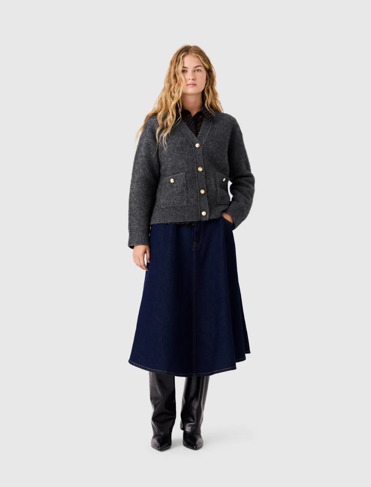 Yak Cardigan by Maje