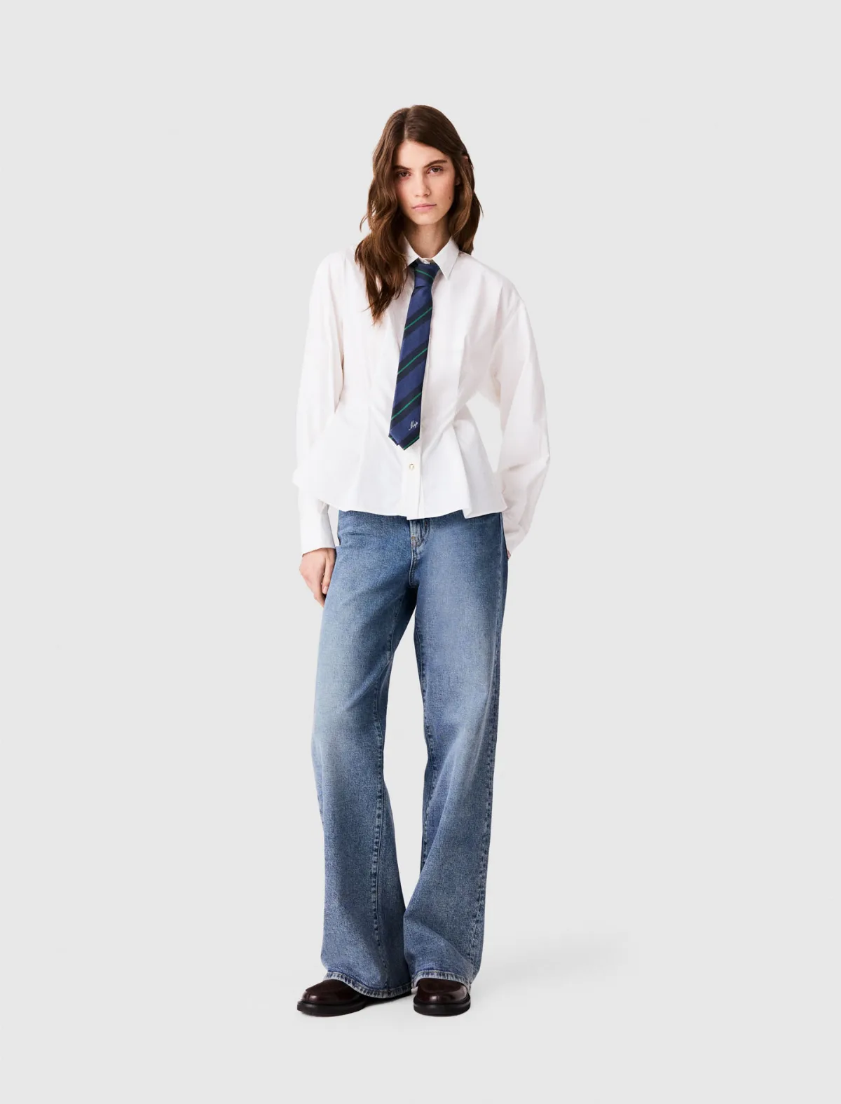 Peplum Button-Up by Maje
