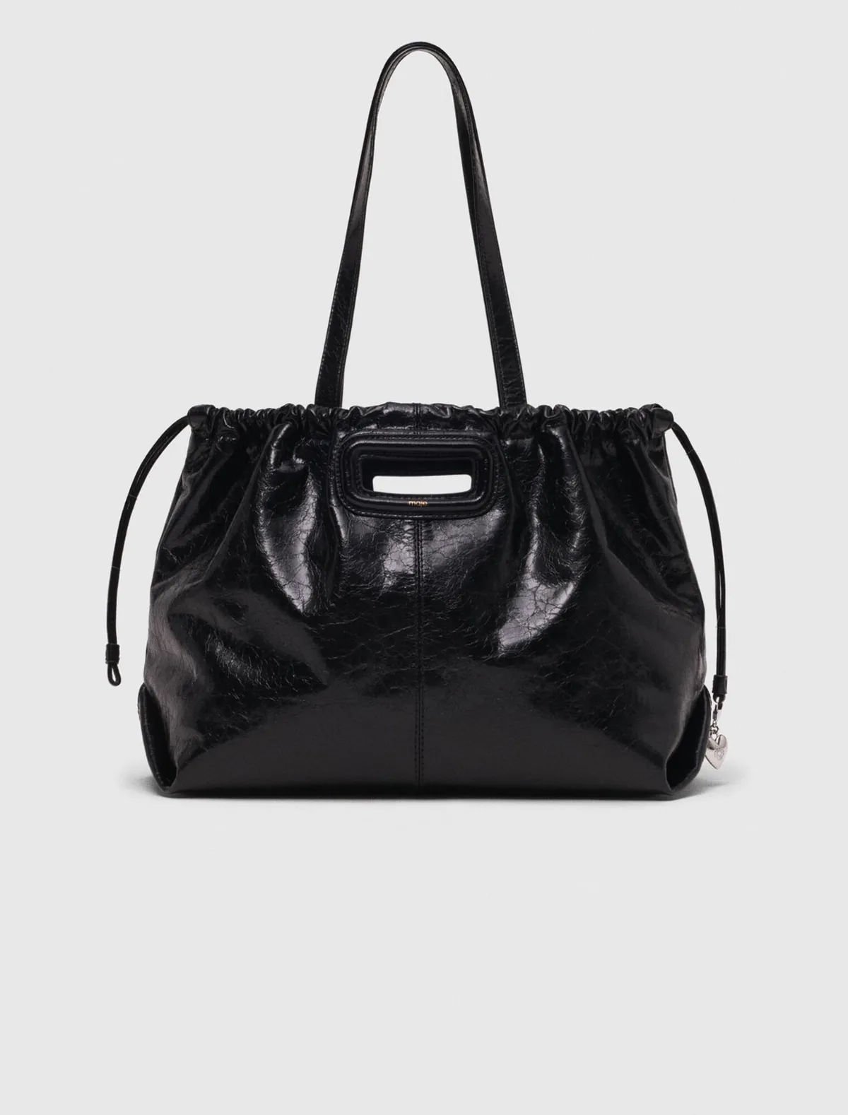 Crackled Leather Milpli Tote Bag