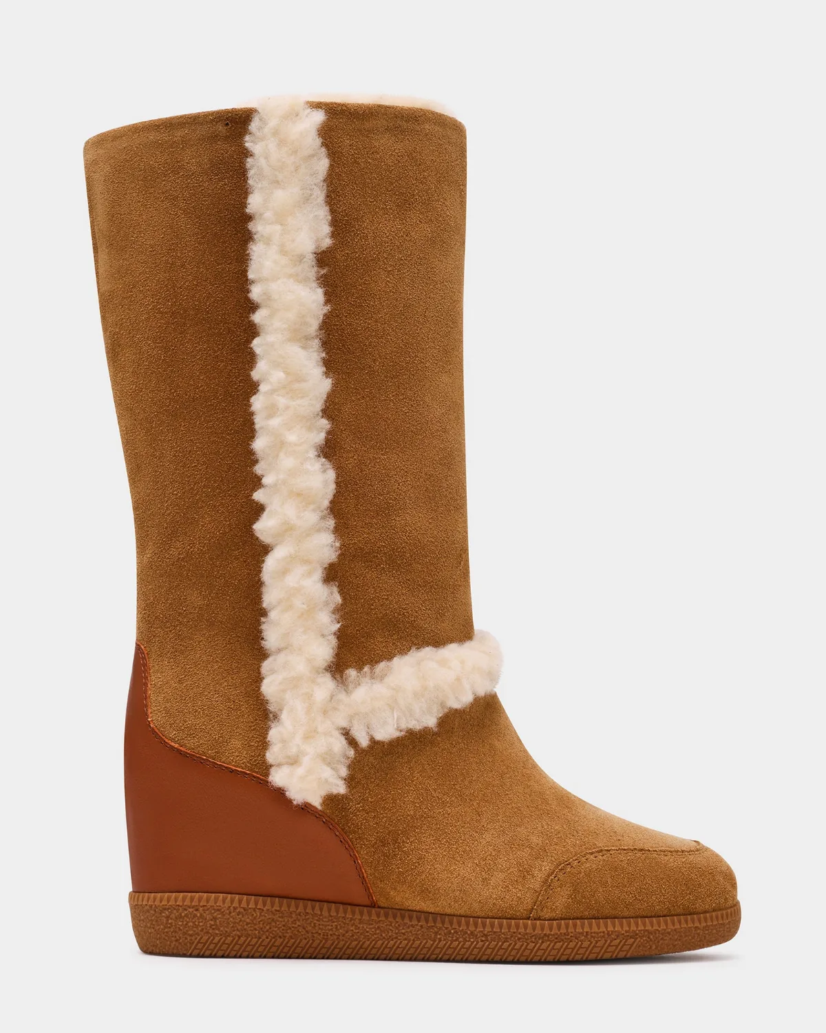 Woodside Faux Fur Boots - Leather by Steve Madden