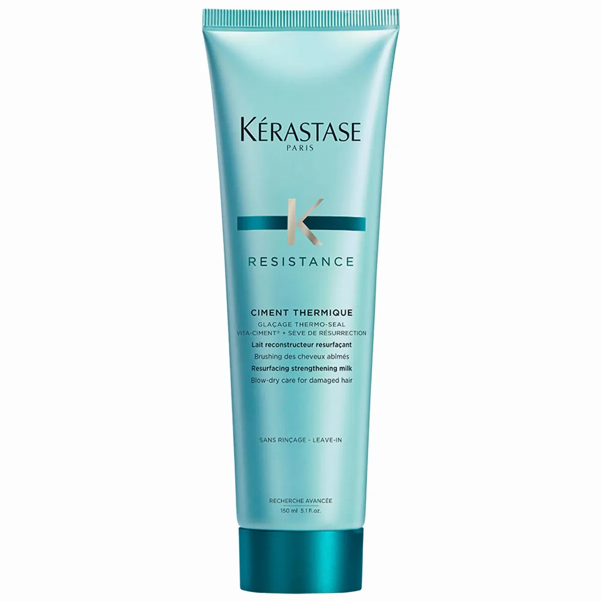 Resistance Heat Protectant Leave-In Styling Cream for Damaged Hair 5.1 oz / 150 mL by Kérastase