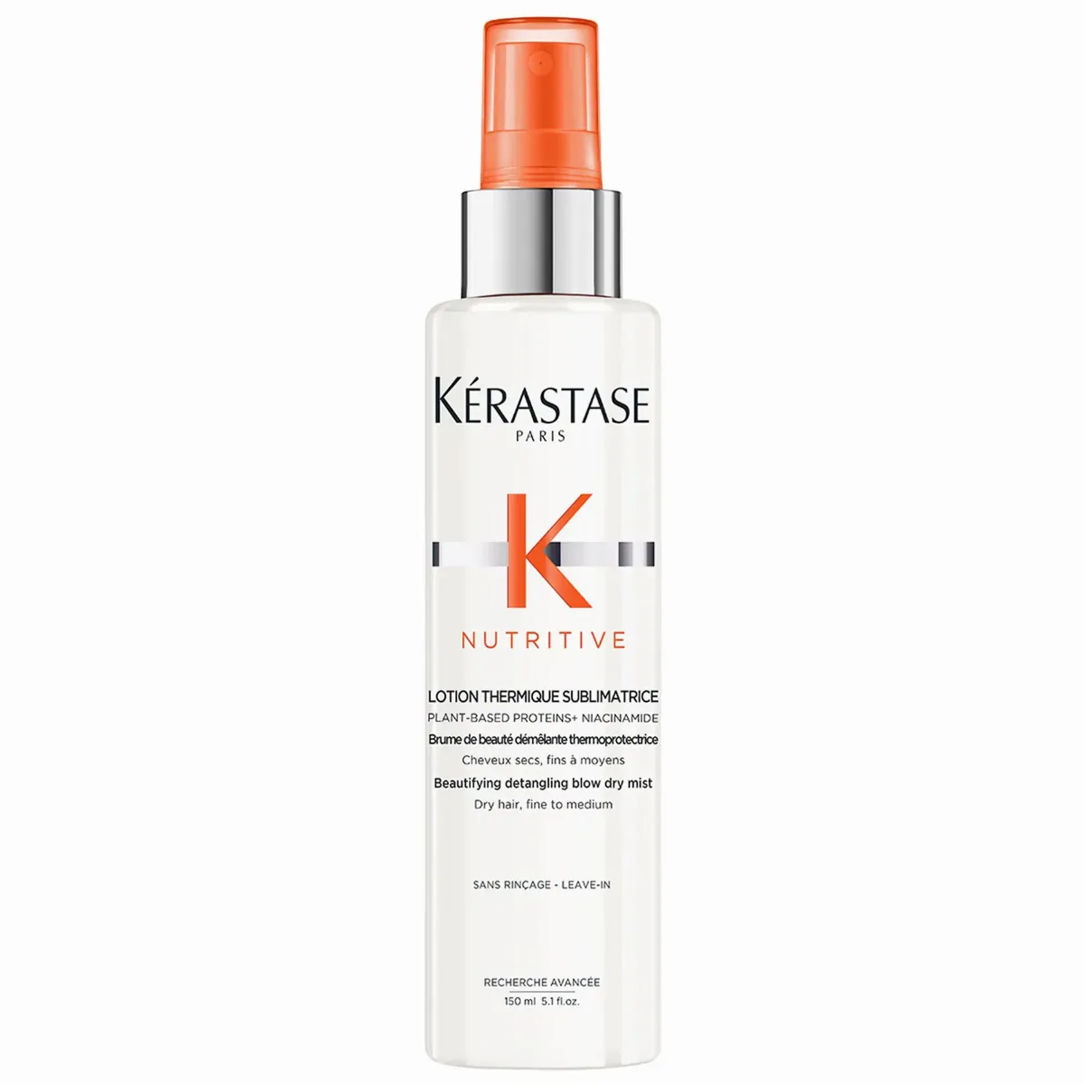 Nutritive Heat Protecting Leave-In Spray for Dry Hair 5.1 oz / 150 Ml by Kérastase