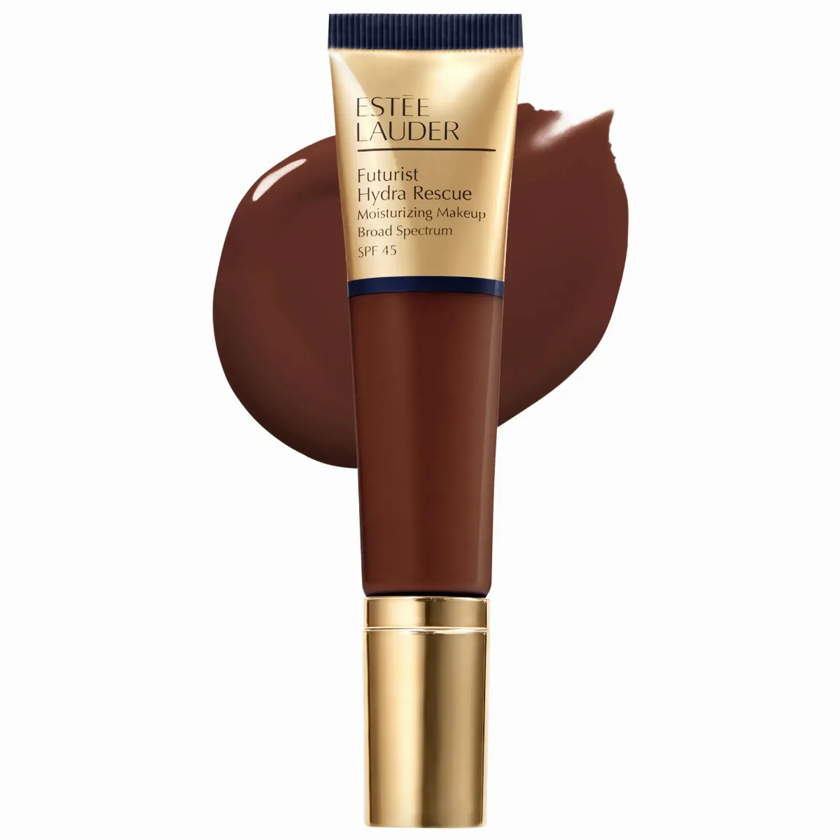 Futurist Hydra Rescue Moisturizing Foundation SPF 45 with Vitamin E 8C2 Intense Java 1.2 Fl oz / 35 mL by Estée Lauder